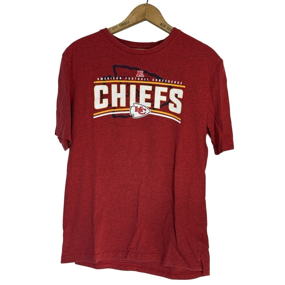 Kansas City Chiefs T Shirt Mens Medium Red Short Sleeve NFL Team Apparel